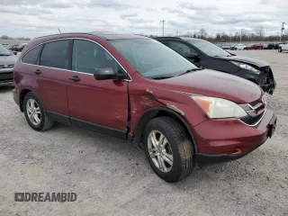 2010 Honda CR-V EX with VIN 5J6RE4H55AL046045, listed as a Copart auction lot 51945395 with 183,821 mi miles and Salvage Title. Bid and sale history available at carsss.com. Image 4.