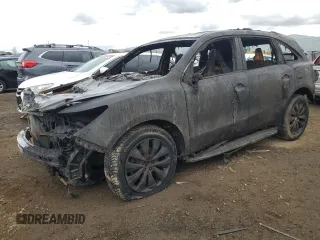 2016 Acura MDX w/Tech with VIN 5FRYD4H44GB052540, listed as a Copart auction lot 51017515 with 0 mi miles and Non Repairable. Bid and sale history available at carsss.com. Image 1.