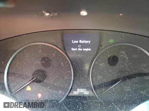 2013 Lexus LS 460 L with VIN JTHDL5EF8D5005974, listed as a Copart auction lot 57860925 with 80,831 mi miles and Salvage title. Bid and sale history available at DreamBid. Image 9.
