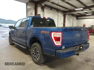 2022 Ford F-150 XL with VIN 1FTFW1ED2NFB76143, listed as a IAAI auction lot 41786244 with 20,862 mi miles. Bid and sale history available at carsss.com. Image 3.