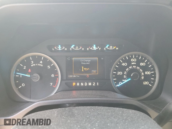 2016 Ford F-150 XLT with VIN 1FTEW1EF7GFB22403, listed as a Copart auction lot 60332815 with 126,139 mi miles and Salvage title. Bid and sale history available at DreamBid. Image 9.