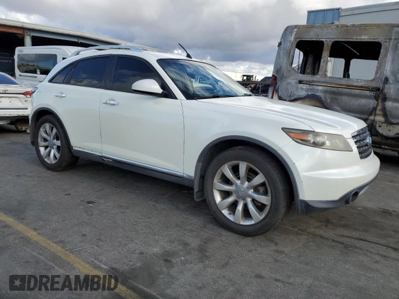 2006 Infiniti FX35 with VIN JNRAS08W86X205122, listed as a Copart auction lot 78112114 with 240,862 mi miles and Clean Title. Bid and sale history available at carsss.com. Image 4.