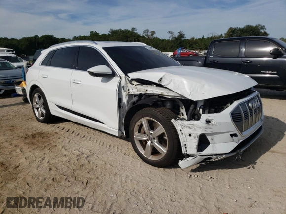 2019 Audi e-tron Premium Plus with VIN WA1LAAGE9KB012960, listed as a Copart auction lot 66488553 with 26,579 mi miles. Bid and sale history available at carsss.com. Image 4.