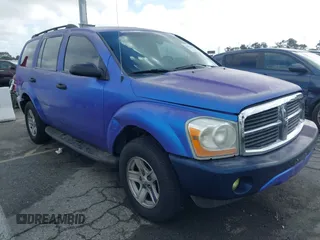 2005 Dodge Durango SLT with VIN 1D4HB48N95F500623, listed as a IAAI auction lot 41576475 with 162,339 mi miles and . Bid and sale history available at DreamBid. Image 1.