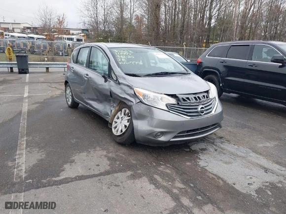 2015 Nissan Versa Note S with VIN 3N1CE2CP6FL407774, listed as a IAAI auction lot 41853136 with 1 mi miles. Bid and sale history available at carsss.com. Image 1.