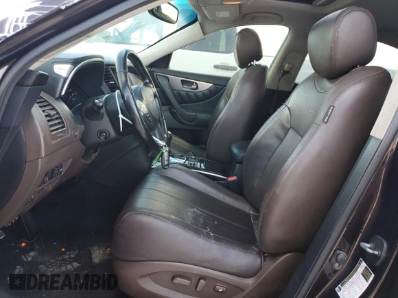 2012 Infiniti FX35 with VIN JN8AS1MW4CM151959, listed as a Copart auction lot 77681374 with 132,143 mi miles and Salvage Title. Bid and sale history available at carsss.com. Image 7.