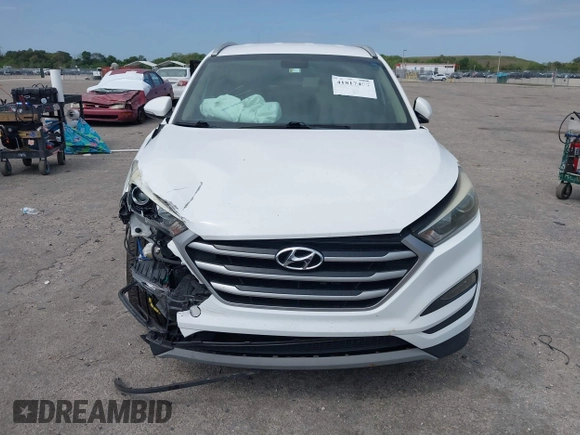 2018 Hyundai Tucson Sport with VIN KM8J33AL5JU691991, listed as a IAAI auction lot 41817480 with 89,129 mi miles. Bid and sale history available at carsss.com. Image 12.