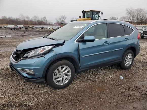 2016 Honda CR-V EX-L with VIN 5J6RM4H70GL033300, listed as a Copart auction lot 48404605 with 0 mi miles and Salvage Title. Bid and sale history available at carsss.com. Image 1.