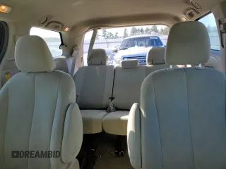 2014 Toyota Sienna L with VIN 5TDZK3DC7ES524046, listed as a Copart auction lot 44012975 with 0 mi miles and Salvage Title. Bid and sale history available at carsss.com. Image 10.