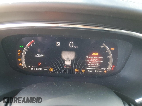 2024 Acura MDX Type S w/Advance Package with VIN 5J8YD8H81RL000215, listed as a Copart auction lot 86654074 with 29,951 mi miles and Salvage Title. Bid and sale history available at carsss.com. Image 9.