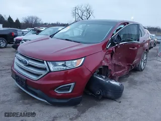 2017 Ford Edge Titanium with VIN 2FMPK3K80HBC21522, listed as a IAAI auction lot 41265401 with 96,218 mi miles. Bid and sale history available at carsss.com. Image 17.
