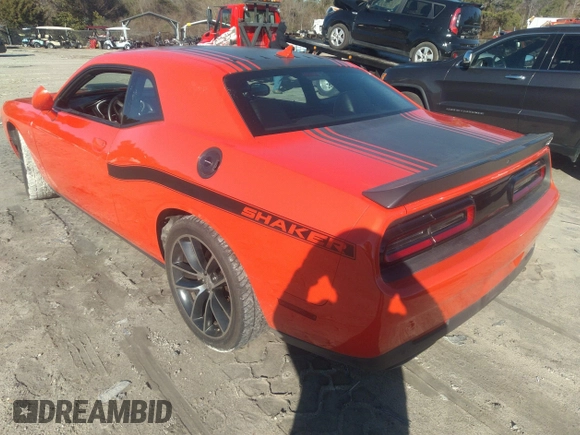 2016 Dodge Challenger R/T Scat Pack with VIN 2C3CDZFJ8GH351819, listed as a IAAI auction lot 41196415 with 113,311 mi miles and . Bid and sale history available at DreamBid. Image 3.