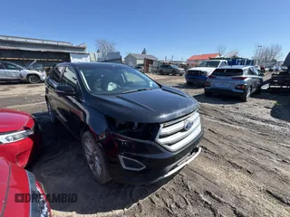2018 Ford Edge Titanium with VIN 2FMPK4K93JBB82302, listed as a Copart auction lot 51782135 with 208,916 mi miles and Salvage Title. Bid and sale history available at carsss.com. Image 1.