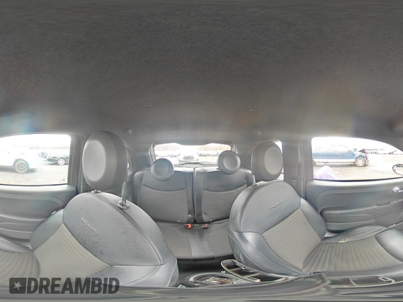 2014 FIAT 500 Sport with VIN 3C3CFFBR7ET267631, listed as a Copart auction lot 82002614 with 65,209 mi miles and Salvage Title. Bid and sale history available at carsss.com. Image 12.