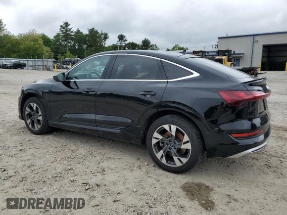 2022 Audi e-tron Sportback S line Premium Plus z VIN WA12AAGE7NB007093, wystawiony jako Copart lot #57248545 z przebiegiem 21 275 mil mil oraz Szkoda całkowita • Salvage title. Historia ofert i sprzedaży dostępna na DreamBid. Obrazek 2.