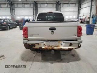 2006 Dodge Dakota SLT with VIN 1D7HW48K16S704158, listed as a Copart auction lot 87705295 with 90,958 mi miles and Salvage Title. Bid and sale history available at carsss.com. Image 6.