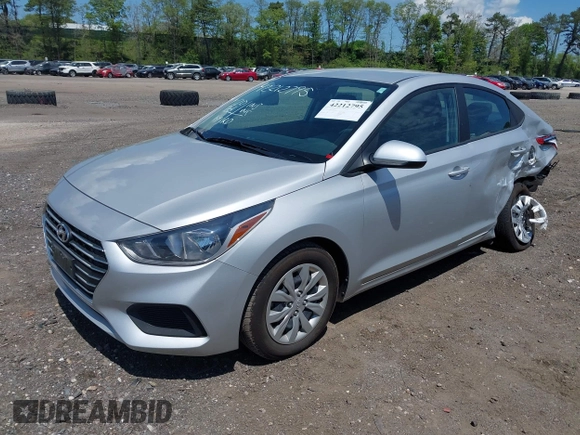 2022 Hyundai Accent SE with VIN 3KPC24A60NE179575, listed as a IAAI auction lot 42212795 with 20,761 mi miles and . Bid and sale history available at DreamBid. Image 17.