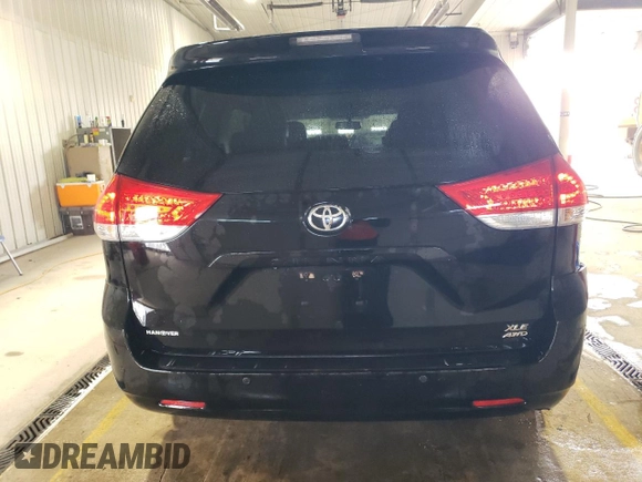 2012 Toyota Sienna XLE with VIN 5TDDK3DC9CS047319, listed as a Copart auction lot 53173405 with 198,654 mi miles and Salvage Title. Bid and sale history available at carsss.com. Image 6.
