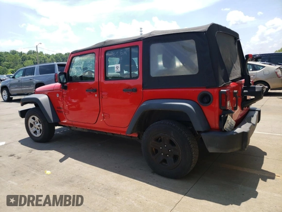 2016 Jeep Wrangler Unlimited Sport with VIN 1C4BJWDG9GL302542, listed as a Copart auction lot 63942405 with 174,632 mi miles and Clean title. Bid and sale history available at DreamBid. Image 2.