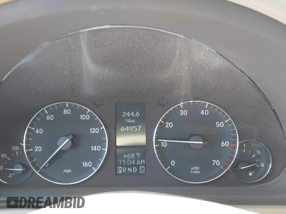 2005 Mercedes-Benz C 240 with VIN WDBRF61J65A656719, listed as a IAAI auction lot 41818972 with 64,957 mi miles and . Bid and sale history available at DreamBid. Image 7.
