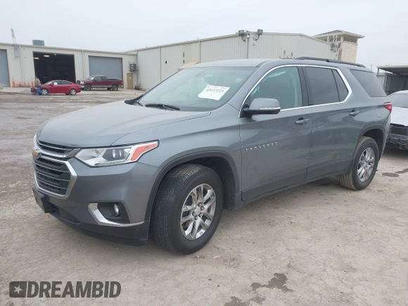 2020 Chevrolet Traverse LT Cloth with VIN 1GNERGKW3LJ161664, listed as a IAAI auction lot 41637221 with 64,180 mi miles. Bid and sale history available at carsss.com. Image 17.