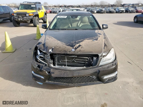 2012 Mercedes-Benz C-Class C 250 with VIN WDDGJ4HB5CF932422, listed as a Copart auction lot 49472485 with 69,914 mi miles and Clean Title. Bid and sale history available at carsss.com. Image 5.
