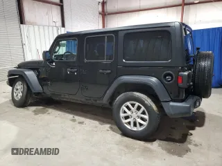 2023 Jeep Wrangler Sport S with VIN 1C4HJXDN6PW702300, listed as a Copart auction lot 48581595 with 41,857 mi miles and Clean Title. Bid and sale history available at DreamBid. Image 2.