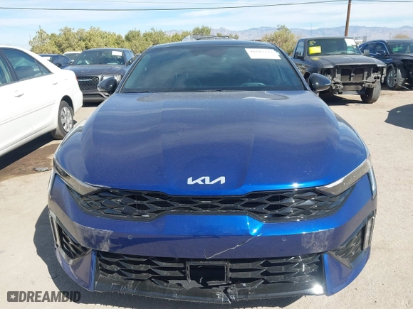 2025 Kia K5 GT-Line with VIN KNAG64J73S5278393, listed as a IAAI auction lot 41647737 with 9,230 mi miles. Bid and sale history available at carsss.com. Image 12.