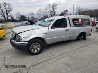 2001 Ford Ranger XL with VIN 1FTYR10D61TB12559, listed as a Copart auction lot 87044944 with 166,695 mi miles and Salvage Title. Bid and sale history available at DreamBid. Image 1.