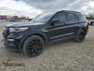 2021 Ford Explorer ST z VIN 1FM5K8GC9MGB63401, wystawiony jako Copart lot #53834665 z przebiegiem 71 444 mil mil oraz Szkoda całkowita • Salvage title. Historia ofert i sprzedaży dostępna na DreamBid. Obrazek 1.