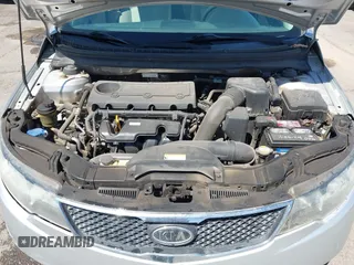 2010 Kia Forte EX with VIN KNAFU4A29A5195670, listed as a IAAI auction lot 42075961 with 160,648 mi miles. Bid and sale history available at carsss.com. Image 10.