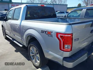 2017 Ford F-150 XL with VIN 1FTEW1EF7HKE25402, listed as a IAAI auction lot 41756406 with 177,021 mi miles. Bid and sale history available at carsss.com. Image 3.
