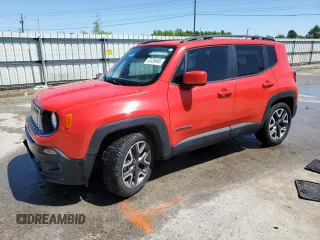 2018 Jeep Renegade Latitude with VIN ZACCJABB3JPG86304, listed as a Copart auction lot 52539445 with 80,200 mi miles and Salvage Title. Bid and sale history available at DreamBid. Image 1.