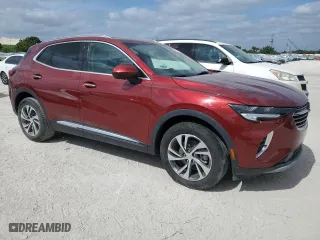 2021 Buick Envision Essence with VIN LRBFZNR40MD103919, listed as a Copart auction lot 53976415 with 27,929 mi miles and Salvage Title. Bid and sale history available at carsss.com. Image 4.