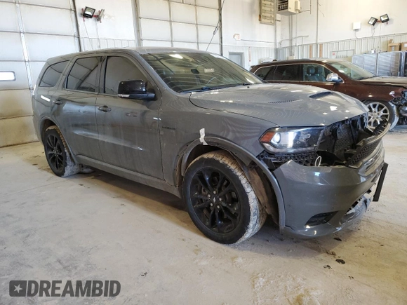 2020 Dodge Durango R/T with VIN 1C4SDJCT8LC283842, listed as a Copart auction lot 46601335 with 124,587 mi miles and Salvage title. Bid and sale history available at DreamBid. Image 4.