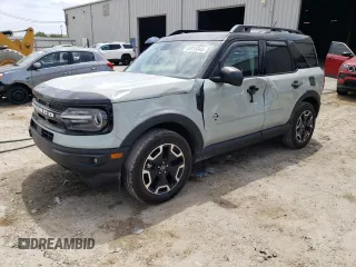 2023 Ford Bronco Sport Outer Banks z VIN 3FMCR9C69PRD13576, wystawiony jako Copart lot #53818345 z przebiegiem 23 651 mil mil oraz Szkoda całkowita • Salvage title. Historia ofert i sprzedaży dostępna na DreamBid. Obrazek 1.