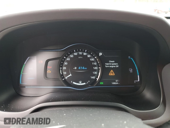 2019 Hyundai Ioniq Limited z VIN KMHC75LDXKU161905, wystawiony jako Copart lot #51807525 z przebiegiem 128 524 mil mil oraz Szkoda całkowita • Salvage title. Historia ofert i sprzedaży dostępna na DreamBid. Obrazek 9.