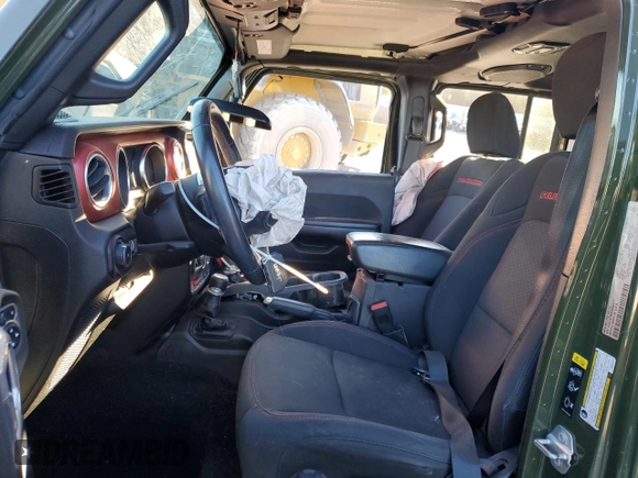 2021 Jeep Wrangler Unlimited Rubicon with VIN 1C4HJXFN9MW584171, listed as a Copart auction lot 78895184 with Not Provided miles and Salvage Title. Bid and sale history available at DreamBid. Image 7.