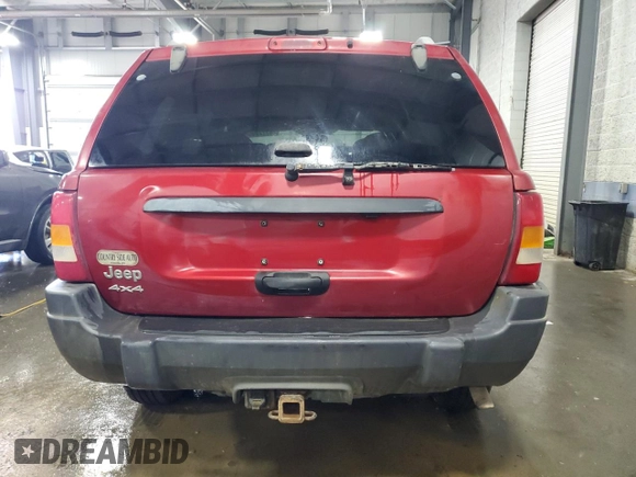 2004 Jeep Grand Cherokee Laredo с VIN 1J4GW48S34C324262, выставлен на аукционе Copart как лот 58772295 с пробегом 173 023 миль миль и Списание • Salvage title. История ставок и продаж доступна на DreamBid. Изображение 6.