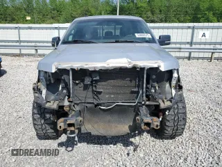 2011 Ford F-150 XL with VIN 1FTFW1EF0BFA01127, listed as a Copart auction lot 53800575 with 296,922 mi miles and Salvage Title. Bid and sale history available at carsss.com. Image 5.