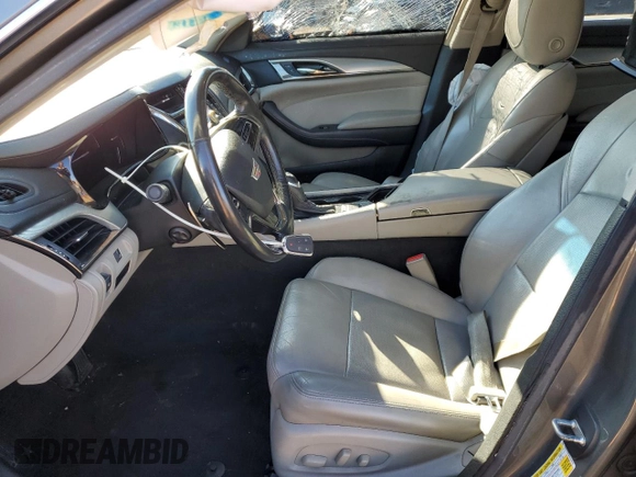 2017 Cadillac CTS Luxury AWD with VIN 1G6AX5SX9H0133510, listed as a Copart auction lot 87673055 with 106,797 mi miles and Salvage title. Bid and sale history available at DreamBid. Image 7.