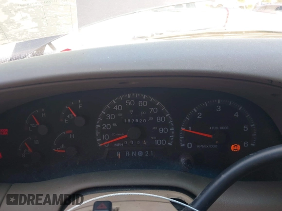 1998 Ford F-150 with VIN 1FTZX1762WNB88647, listed as a IAAI auction lot 42682271 with 187,520 mi miles and . Bid and sale history available at DreamBid. Image 7.