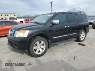 2011 Nissan Armada SV with VIN 5N1BA0ND5BN613248, listed as a Copart auction lot 49172845 with 185,948 mi miles and Clean Title. Bid and sale history available at DreamBid. Image 1.