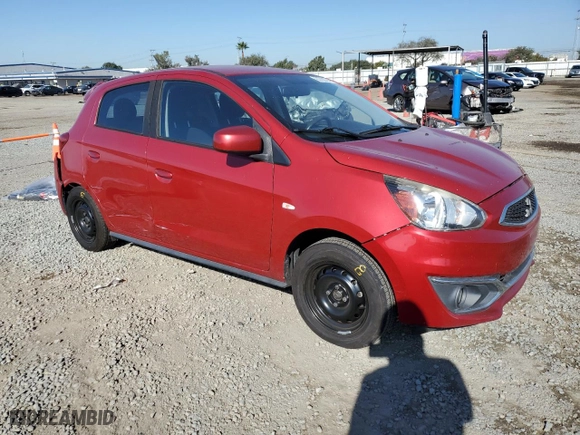 2017 Mitsubishi Mirage ES with VIN ML32A3HJ2HH012171, listed as a Copart auction lot 85730744 with 101,669 mi miles and Salvage Title. Bid and sale history available at carsss.com. Image 4.