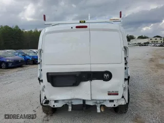 2022 Ram ProMaster City Cargo Van Tradesman with VIN ZFBHRFAB9N6W47872, listed as a Copart auction lot 54801925 with 91,656 mi miles and Salvage Title. Bid and sale history available at carsss.com. Image 6.