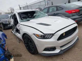 2017 Ford Mustang GT with VIN 1FA6P8CF1H5228677, listed as a IAAI auction lot 40853234 with Not Provided miles and . Bid and sale history available at carsss.com. Image 1.
