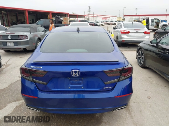 2021 Honda Accord Sport with VIN 1HGCV2F37MA012790, listed as a IAAI auction lot 42442287 with 14,955 mi miles and . Bid and sale history available at DreamBid. Image 16.