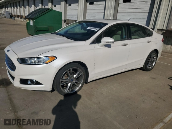 2016 Ford Fusion Titanium with VIN 3FA6P0K97GR112375, listed as a Copart auction lot 58286345 with 70,508 mi miles and Salvage title. Bid and sale history available at DreamBid. Image 1.
