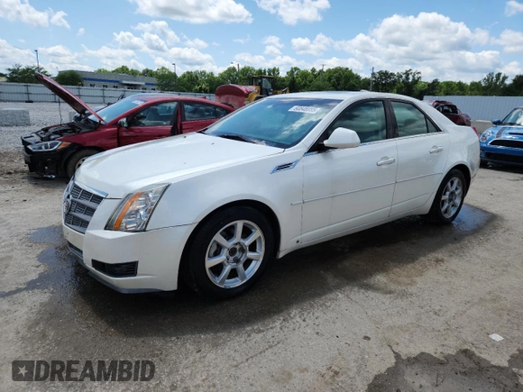 2008 Cadillac CTS RWD with VIN 1G6DM577X80101910, listed as a Copart auction lot 60848955 with 88,476 mi miles and Non repairable. Bid and sale history available at DreamBid. Image 1.