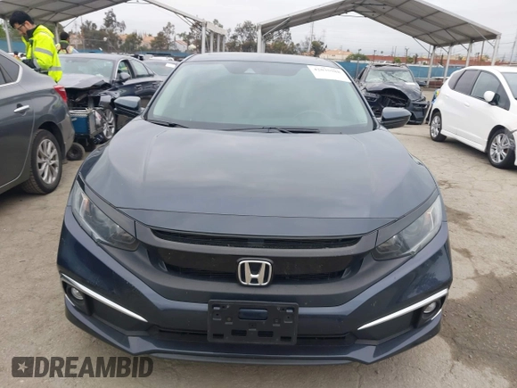 2020 Honda Civic Sedan EX-L with VIN 19XFC1F74LE209538, listed as a IAAI auction lot 42035988 with 51,893 mi miles. Bid and sale history available at carsss.com. Image 12.